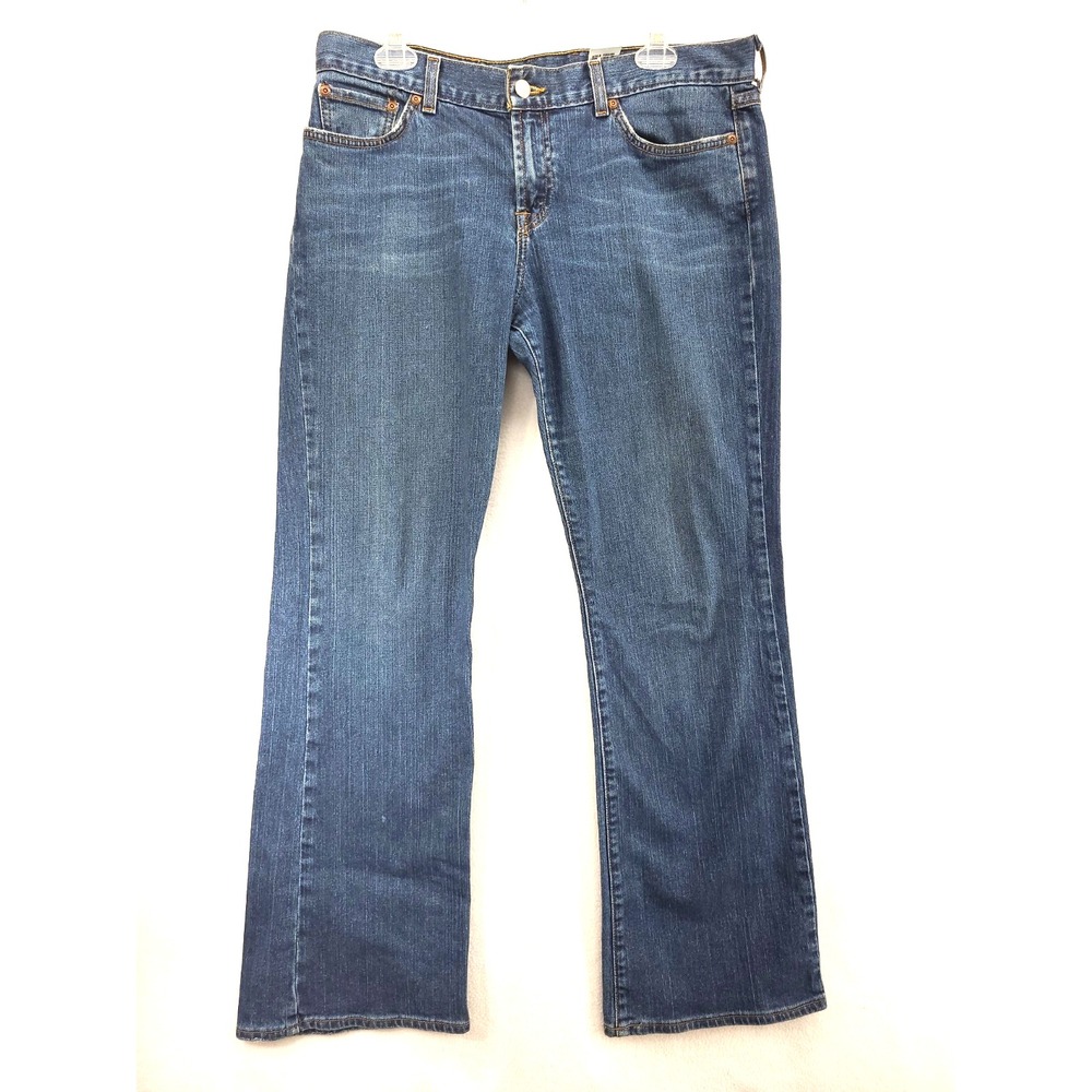 Lucky Brand Womens Denim Jeans Billie Mid Rise Flare 14/32 Made in Mexico